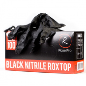 RoxelPro Перчатки нитриловые ROXTOP 50/50 черные/оранжевые (M) 100шт/упак